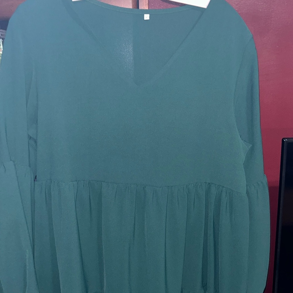 Used Large Green Dress in okay condition